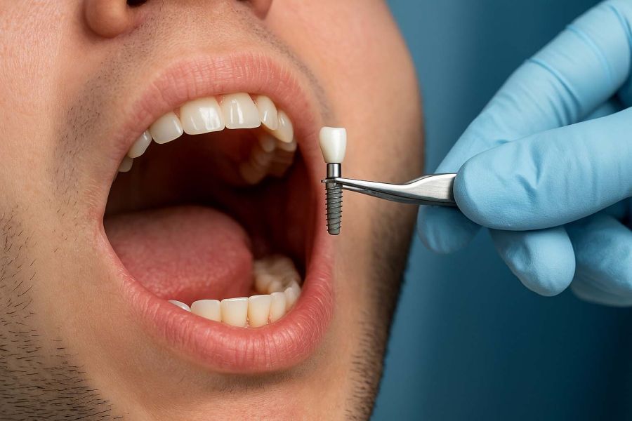 Avantaje tratament implant dentar Timișoara